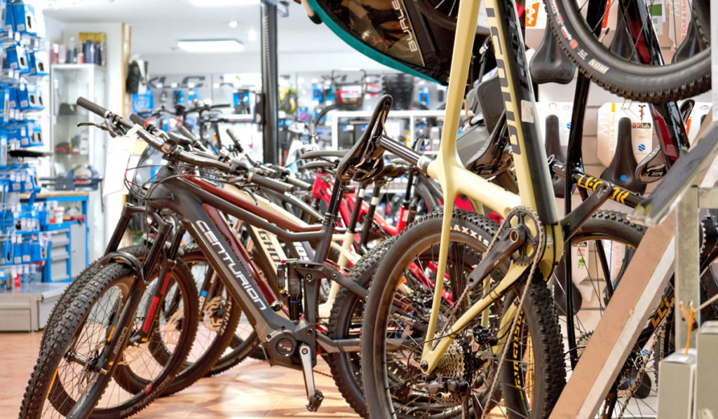 Das Bikehaisl bietet eine große Auswahl an Fahrrädern.